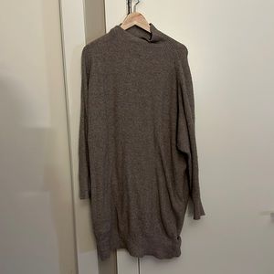 Aerie Tan Sweater Dress